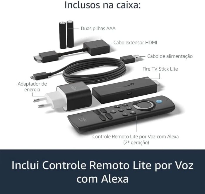 Fire TV Stick Lite | Streaming em Full HD com Alexa | - Image 3