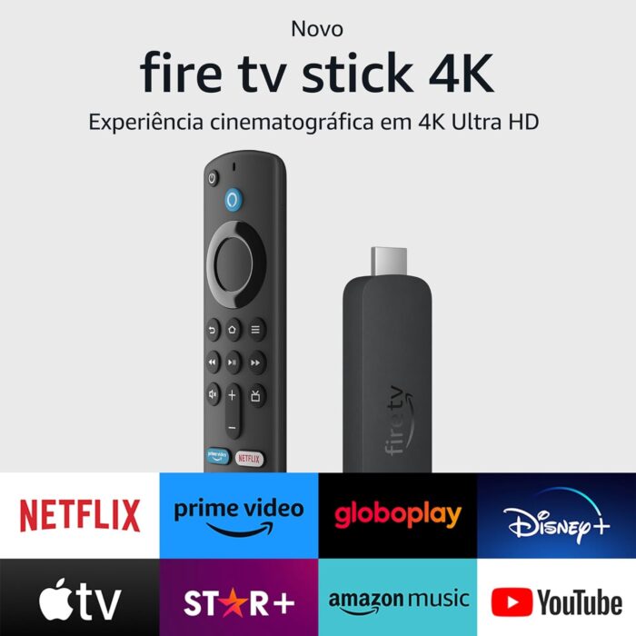 Fire TV Stick 4K | Streaming com Dolby Vision